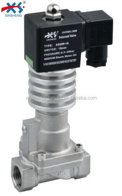 SS304/Brass High Temperature Solenoid Valve Standard Normally Closed XSGW Series 2 Way